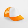 Cap - mod.B645:Orange, 100% polyester, White, One Size